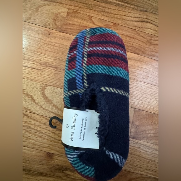 Vera Bradley Multicolor Plaid Slippers - Picture 2 of 3